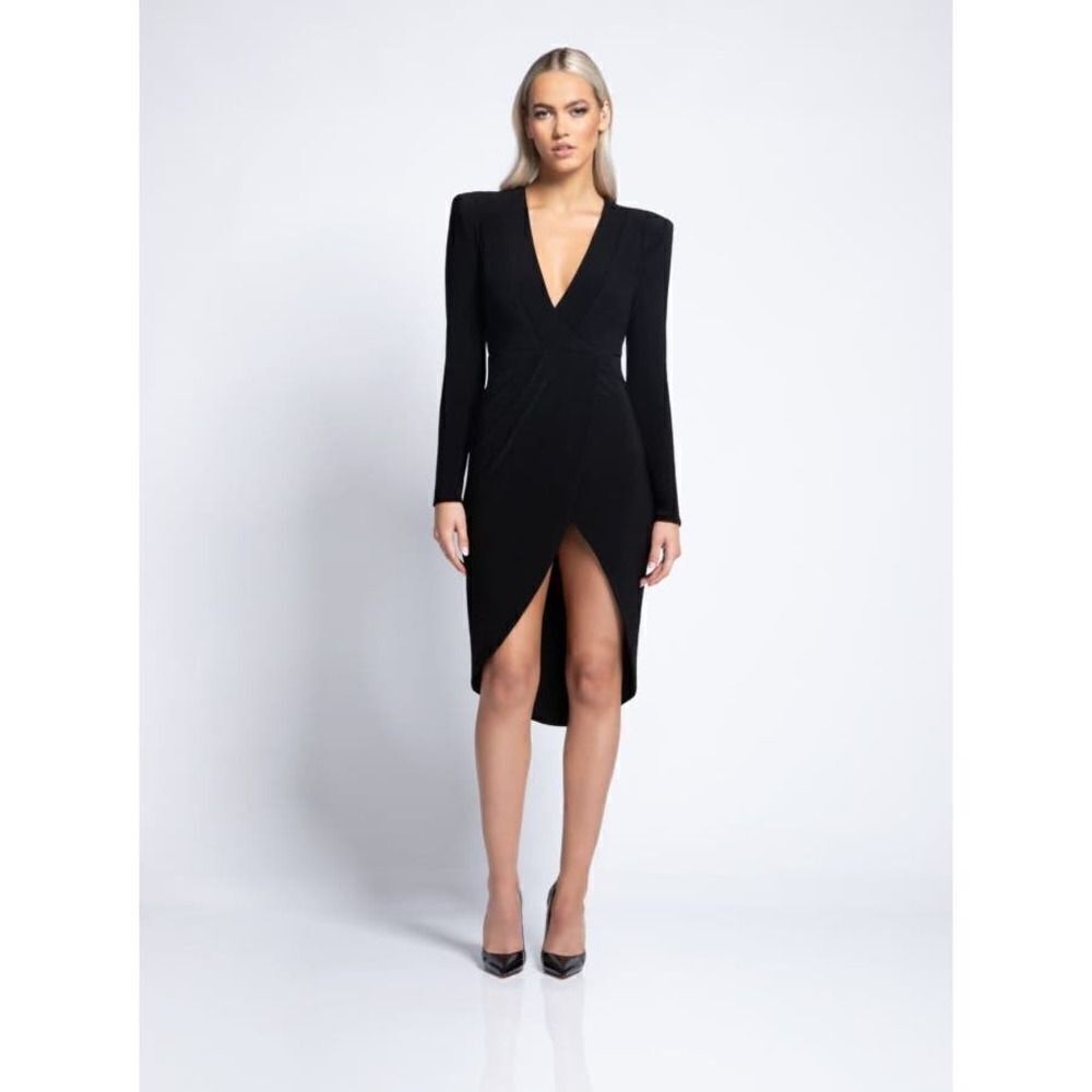 zhivago minyrr Midi dress in black US6(UK10)